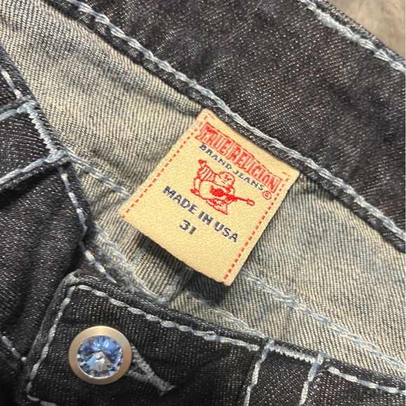 True Religion Hi-Rise Dark Denim Jeans - Picture 7 of 9